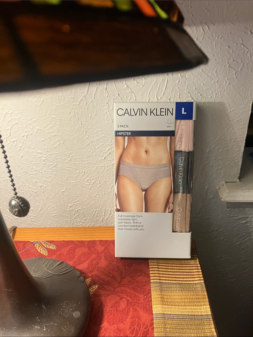 Calvin Klein Hipster 3-Pack - Pink, Gray, Beige
